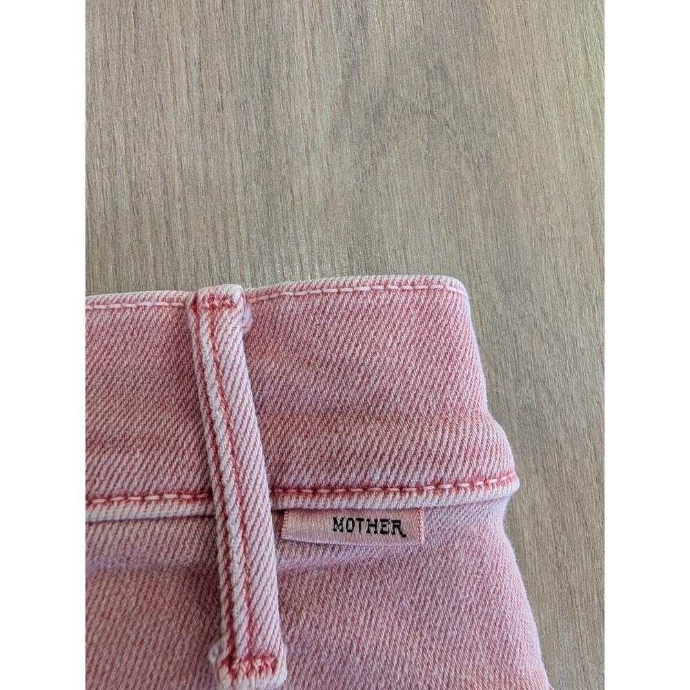 MOTHER Pink Cropped Ankle Jeans - Picture 10 of 11